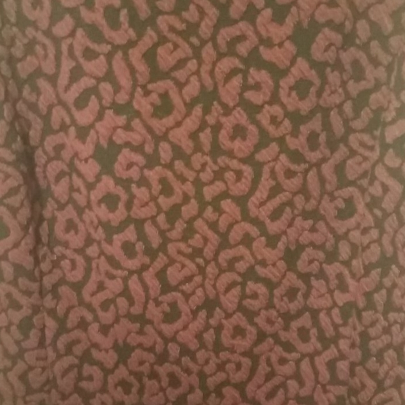 Ann Taylor Loft size 8 maroon dress - Picture 3 of 6